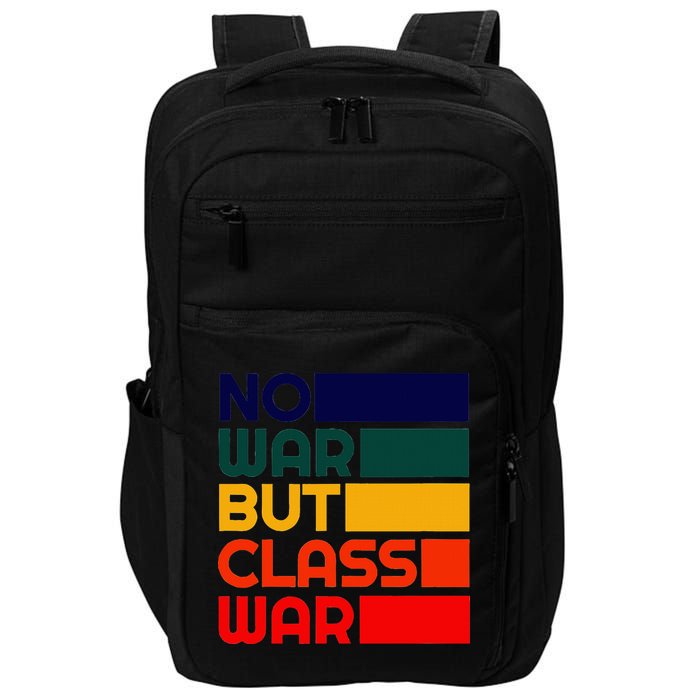 Karl Marx No War But Class War Radical Leftist Impact Tech Backpack