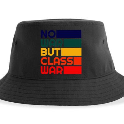 Karl Marx No War But Class War Radical Leftist Sustainable Bucket Hat