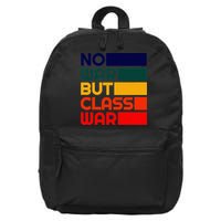 Karl Marx No War But Class War Radical Leftist 16 in Basic Backpack
