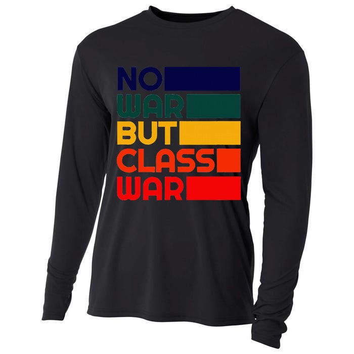 Karl Marx No War But Class War Radical Leftist Cooling Performance Long Sleeve Crew