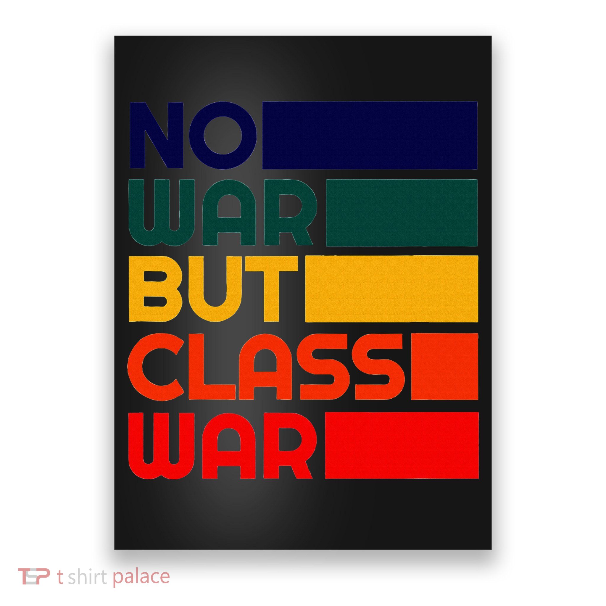 Karl Marx No War But Class War Radical Leftist Poster