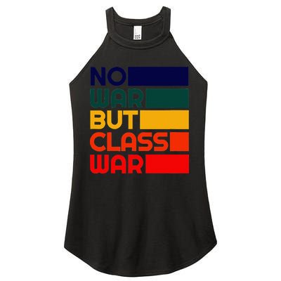 Karl Marx No War But Class War Radical Leftist Women's Perfect Tri Rocker Tank