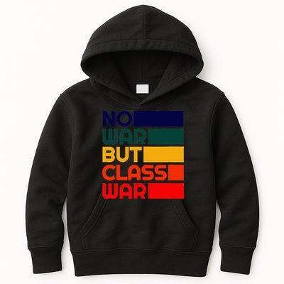 Karl Marx No War But Class War Radical Leftist Kids Hoodie