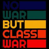Karl Marx No War But Class War Radical Leftist Short Acrylic Beanie