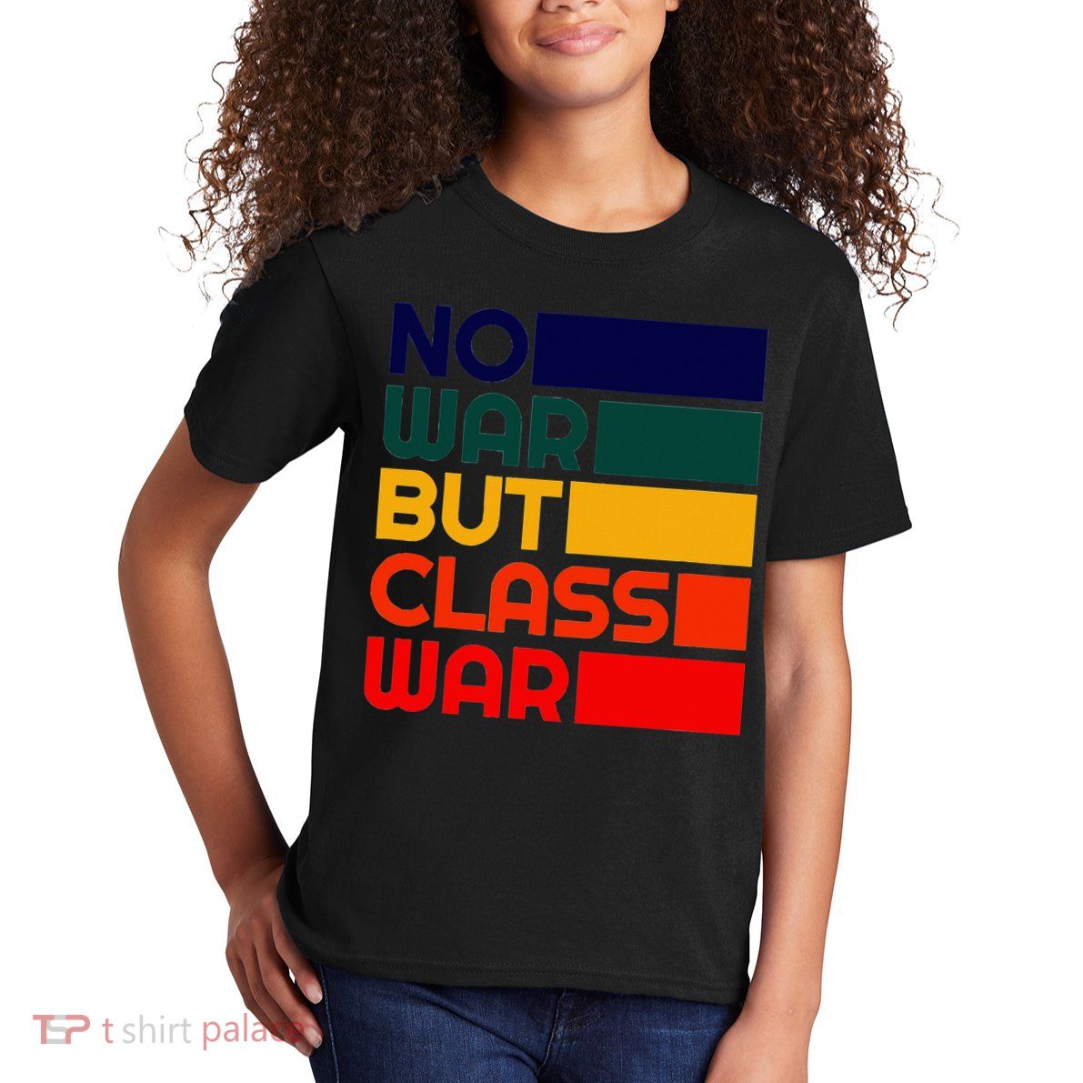 Karl Marx No War But Class War Radical Leftist Kids T-Shirt