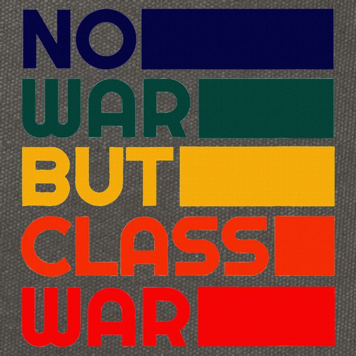 Karl Marx No War But Class War Radical Leftist Cotton Canvas Backpack
