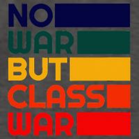 Karl Marx No War But Class War Radical Leftist Vector Backpack