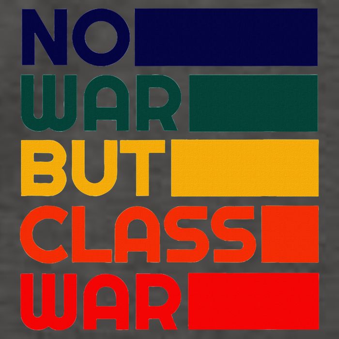Karl Marx No War But Class War Radical Leftist Vector Backpack
