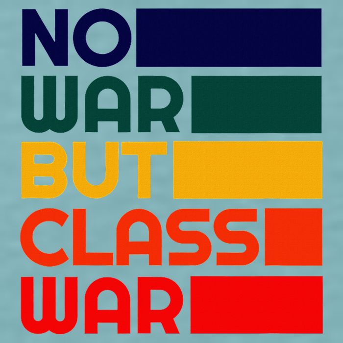 Karl Marx No War But Class War Radical Leftist Sueded Cloud Jersey T-Shirt
