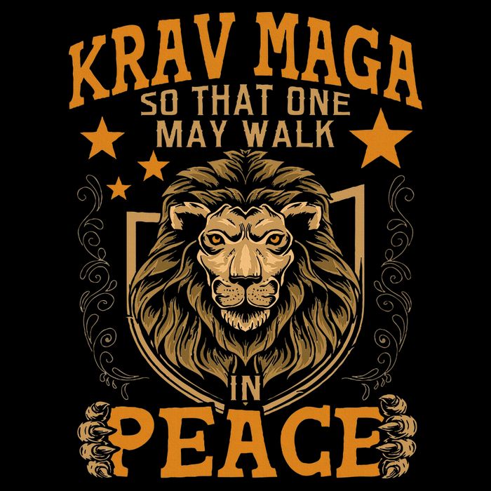 Krav Maga One May Walk In Peace Israeli Self Defense Mma Kids Hoodie