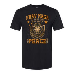 Krav Maga One May Walk In Peace Israeli Self Defense Mma Softstyle CVC T-Shirt