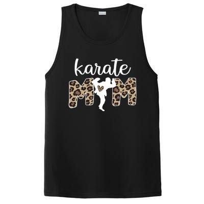 Karate Mama Proud Karate Mom Karate Mother Funny Gift PosiCharge Competitor Tank