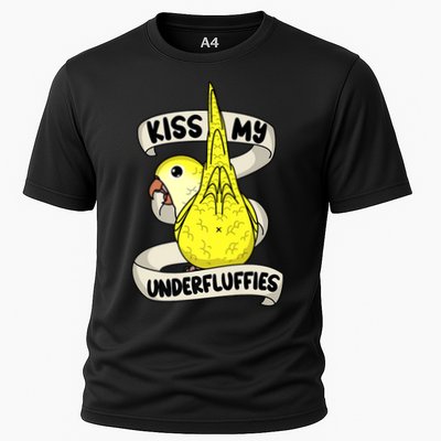Kisss My Parrot Underfluffies I Yellow Monk Parakeet Quaker Performance Shirt