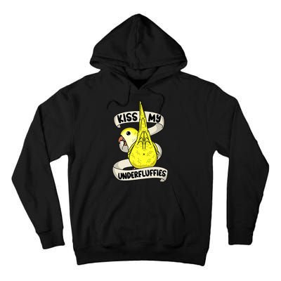 Kisss My Parrot Underfluffies I Yellow Monk Parakeet Quaker Tall Hoodie