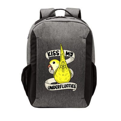 Kisss My Parrot Underfluffies I Yellow Monk Parakeet Quaker Vector Backpack