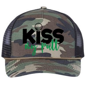 Kiss My Putt Golf Retro Rope Trucker Hat Cap