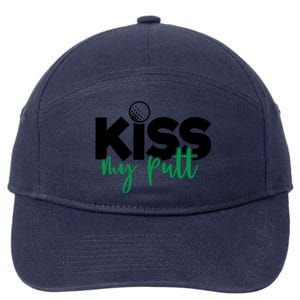 Kiss My Putt Golf 7-Panel Snapback Hat