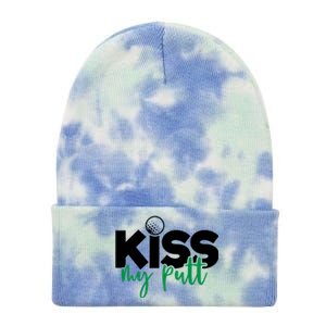 Kiss My Putt Golf Tie Dye 12in Knit Beanie