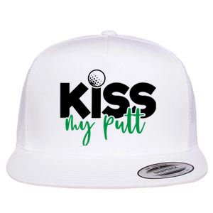 Kiss My Putt Golf Flat Bill Trucker Hat