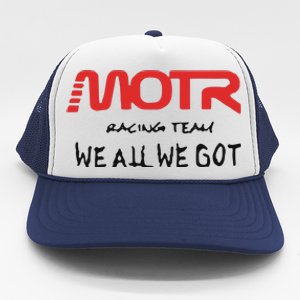 Kidcudi Motr Racing Team We All We Got Trucker Hat