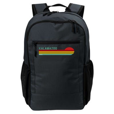 Kalamazoo Michigan Retro Daily Commute Backpack