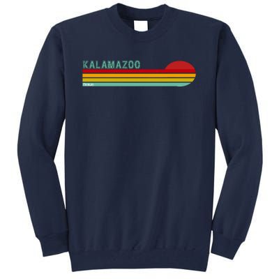 Kalamazoo Michigan Retro Tall Sweatshirt