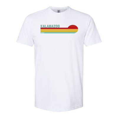 Kalamazoo Michigan Retro Softstyle® CVC T-Shirt