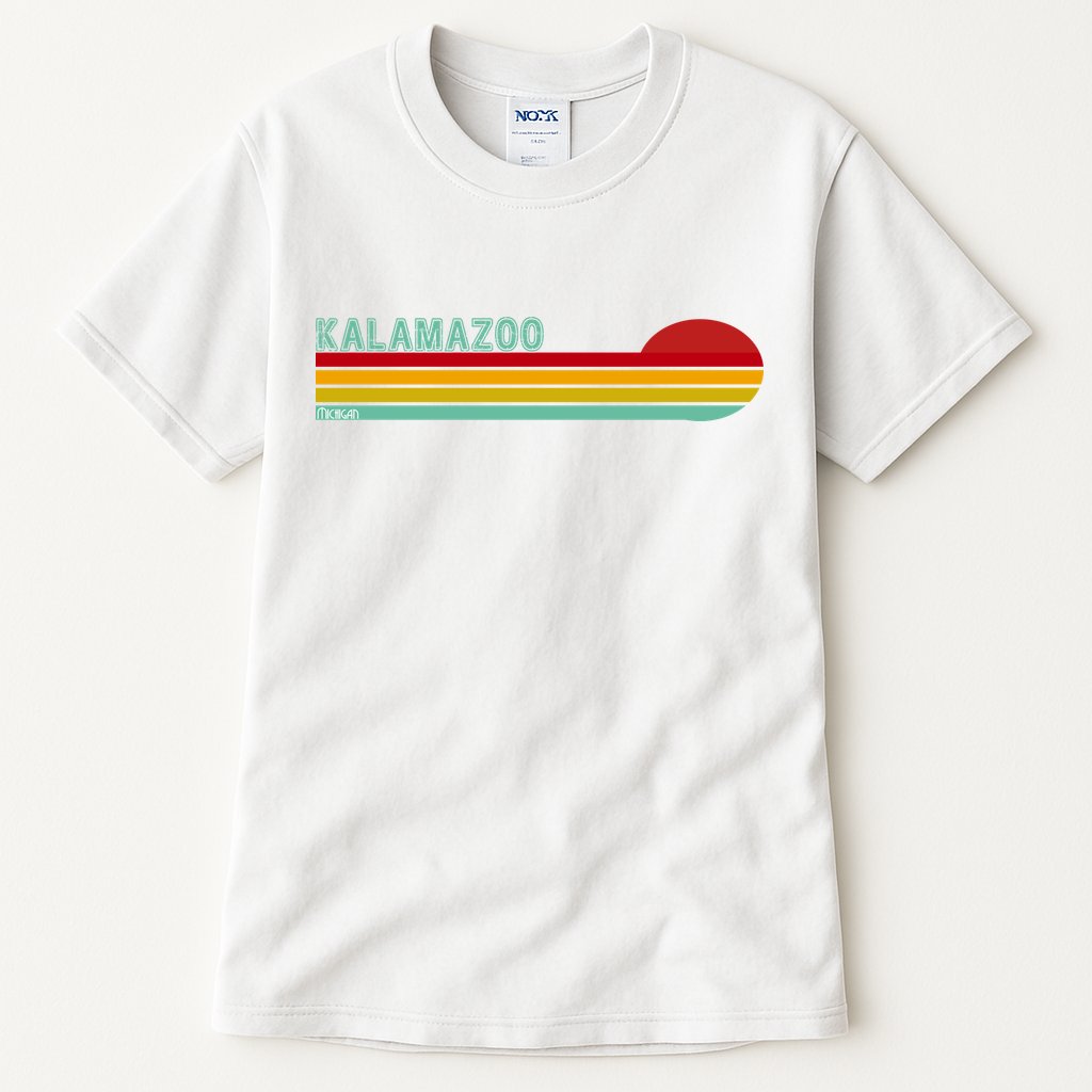 Kalamazoo Michigan Retro Tall T-Shirt