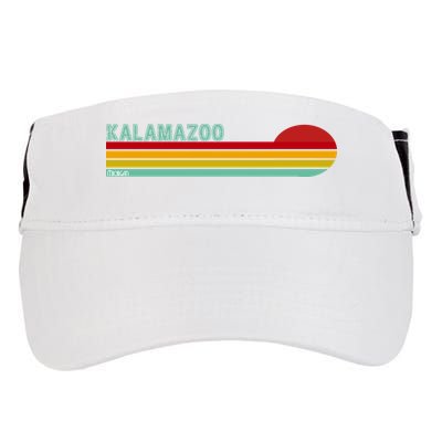 Kalamazoo Michigan Retro Adult Drive Performance Visor