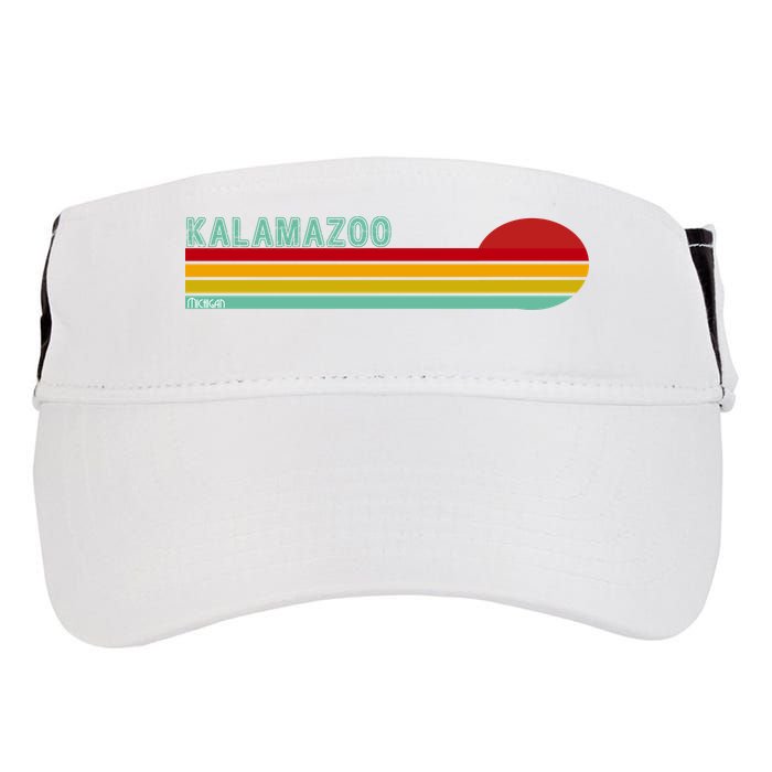 Kalamazoo Michigan Retro Adult Drive Performance Visor