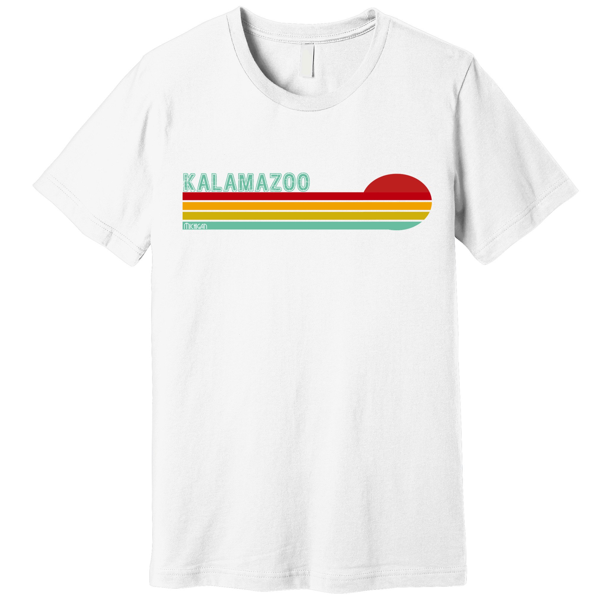 Kalamazoo Michigan Retro Premium T-Shirt