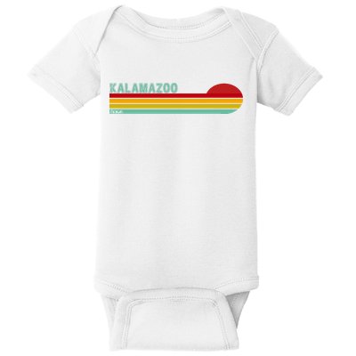 Kalamazoo Michigan Retro Baby Bodysuit