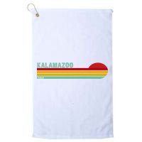 Kalamazoo Michigan Retro Golf Towel