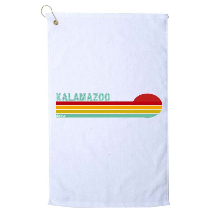 Kalamazoo Michigan Retro Golf Towel