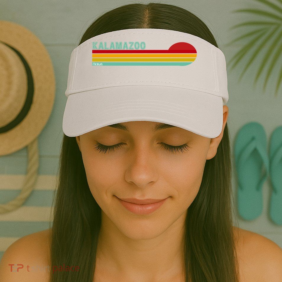 Kalamazoo Michigan Retro Visor