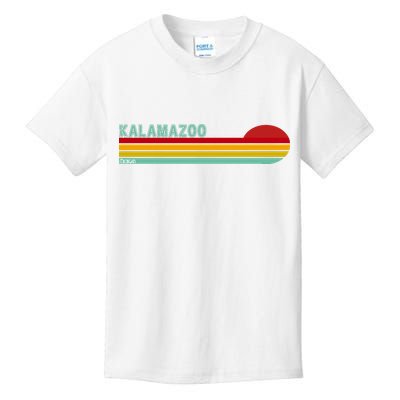 Kalamazoo Michigan Retro Kids T-Shirt