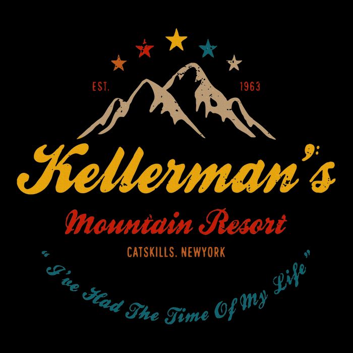 KellermanS Mountain Resort IVe Had The Time Of My Life Flat Bill Trucker Hat