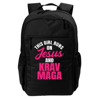 Krav Maga Run On Jesus MMA Self Defense Contact Combat Backpack