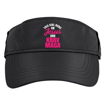 Krav Maga Run On Jesus MMA Self Defense Contact Combat Adult Drive Performance Visor