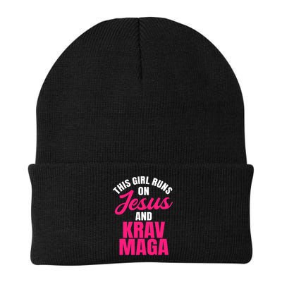 Krav Maga Run On Jesus MMA Self Defense Contact Combat Beanie