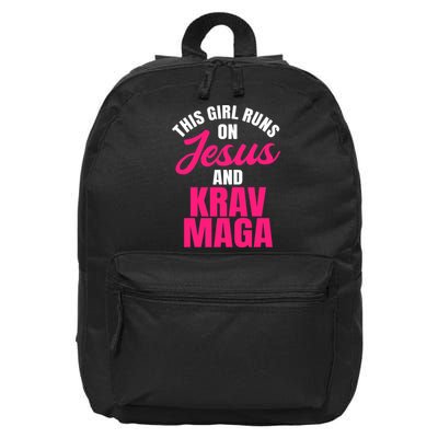 Krav Maga Run On Jesus MMA Self Defense Contact Combat 16 in Basic Backpack