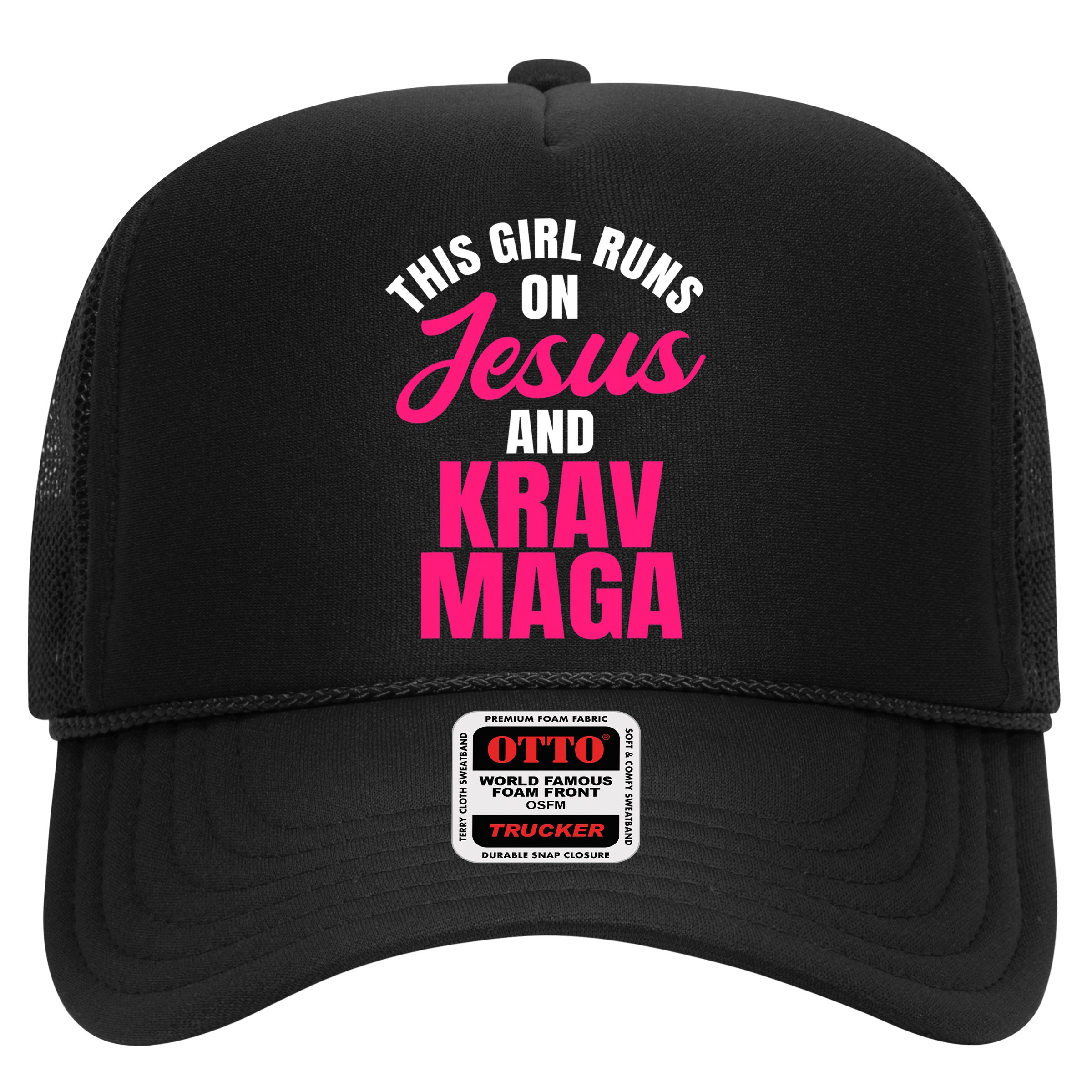 Krav Maga Run On Jesus MMA Self Defense Contact Combat Hat