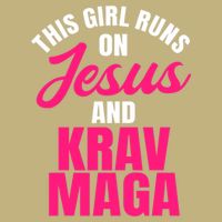 Krav Maga Run On Jesus MMA Self Defense Contact Combat Cooling Performance Crew T-Shirt