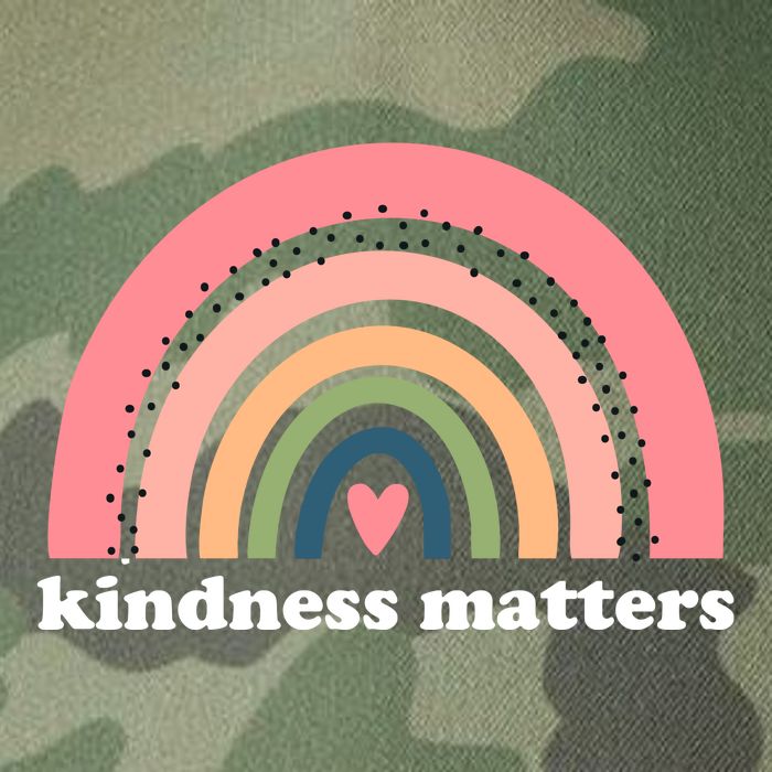 Kindness Matters Rainbow Heart Legacy Tie Dye Trucker Hat