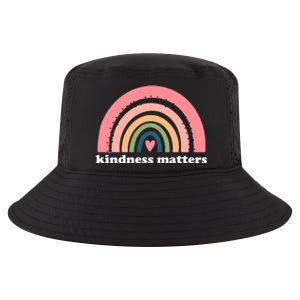 Kindness Matters Rainbow Heart Cool Comfort Performance Bucket Hat