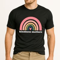 Kindness Matters Rainbow Heart Performance Shirt