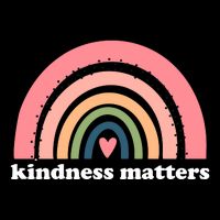 Kindness Matters Rainbow Heart Performance Shirt