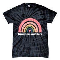 Kindness Matters Rainbow Heart Tie-Dye T-Shirt