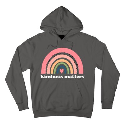 Kindness Matters Rainbow Heart Hoodie