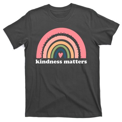 Kindness Matters Rainbow Heart T-Shirt